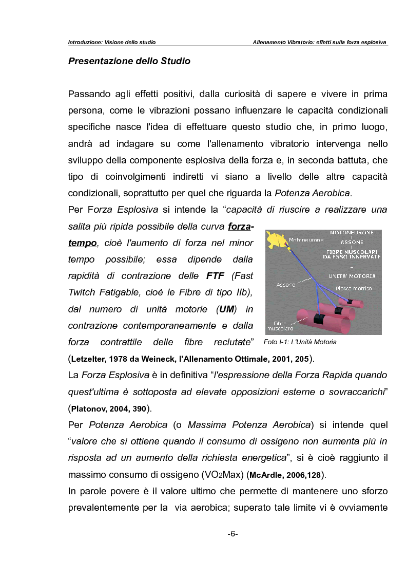 Anteprima della tesi: L'allenamento vibratorio nel fitness: analisi comparativa tra effetti sulla forza esplosiva ed induzione sulla potenza aerobica, Pagina 2