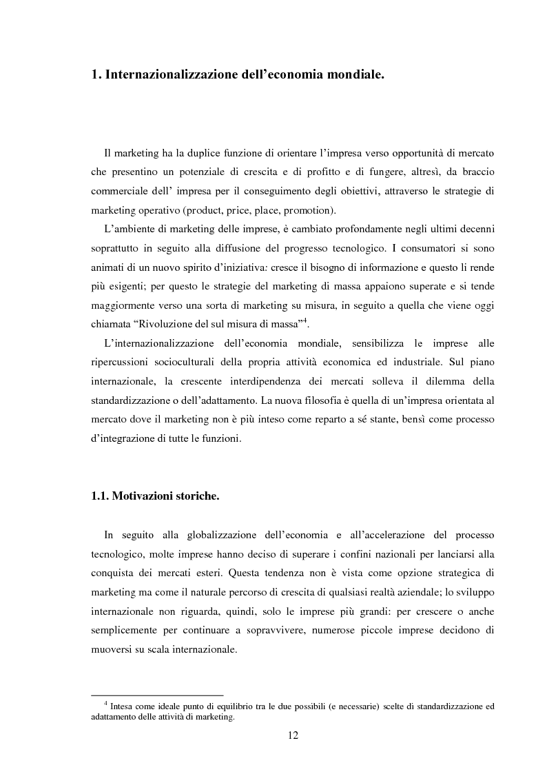 Anteprima della tesi: Pubblicità e identità globale - Il caso Barilla: Italia e Francia in raffronto attraverso l’analisi delle campagne televisive, Pagina 7