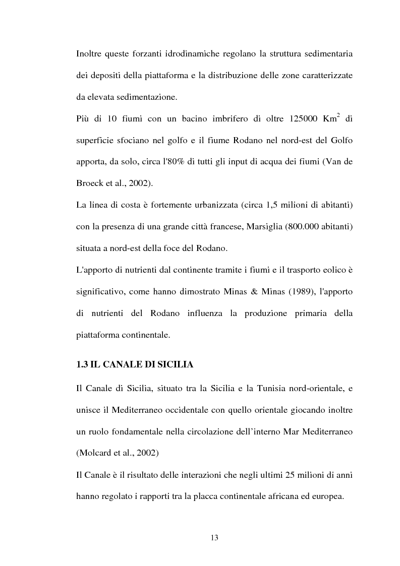 Anteprima della tesi: Struttura delle comunità procariotiche nei sedimenti profondi del Mediterraneo, Pagina 5