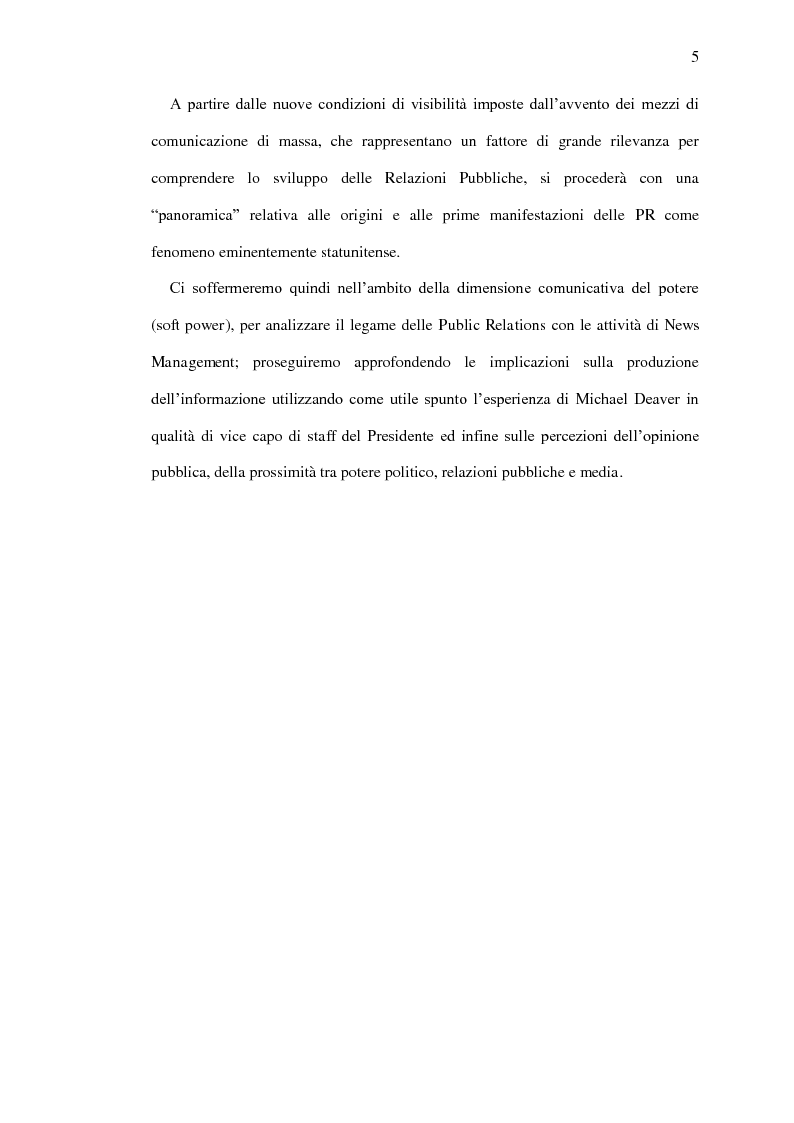 Anteprima della tesi: Il ruolo delle relazioni pubbliche nella comunicazione politica - Come è cambiata la comunicazione nell'era della pubblicità mediata, Pagina 3