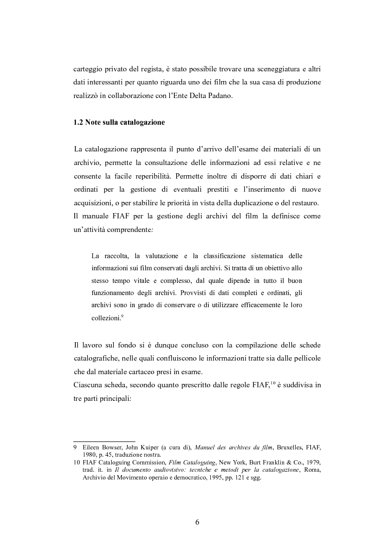 Anteprima della tesi: ''Per terre nuove uomini nuovi''. La propaganda cinematografica dell'Ente Delta Padano, Pagina 6