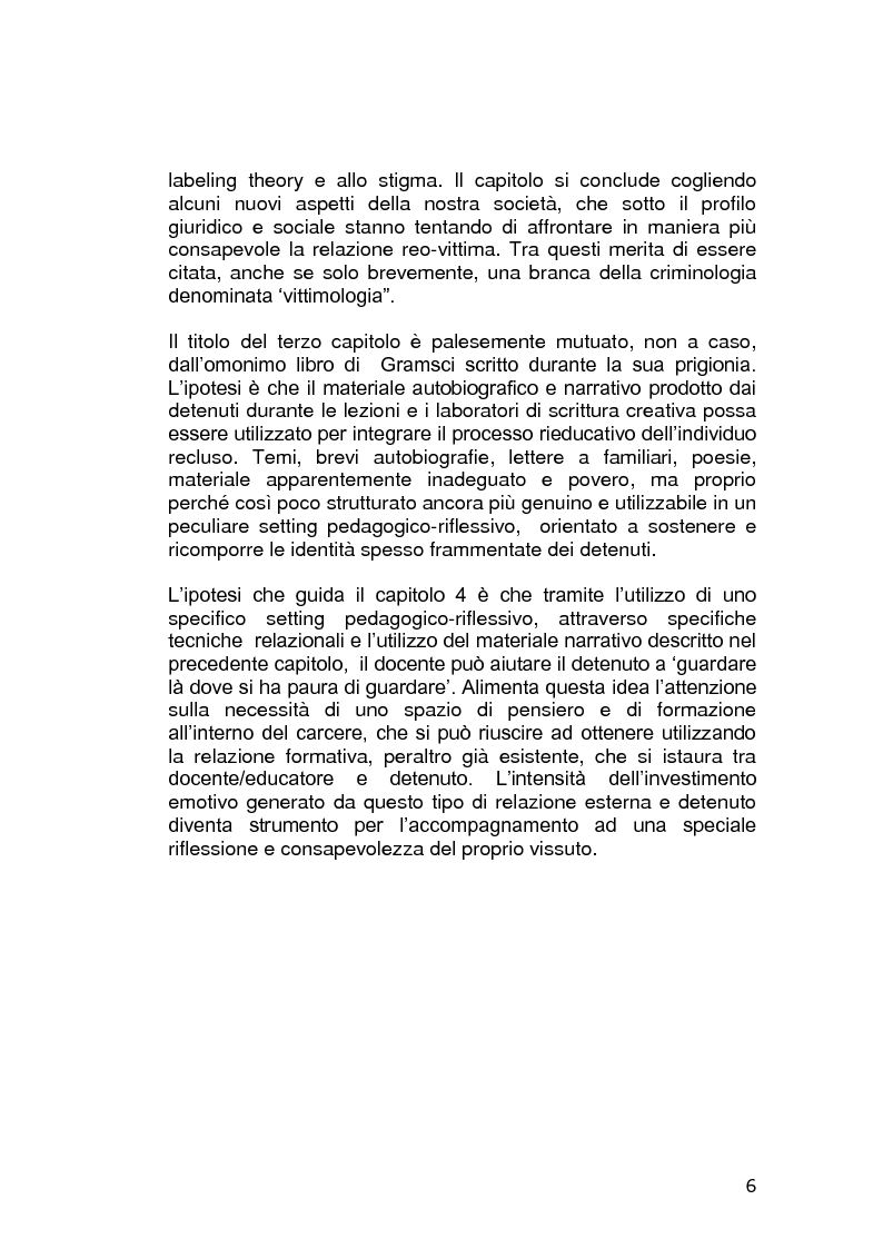 Anteprima della tesi: L'educazione in carcere: realtà o utopia?, Pagina 2