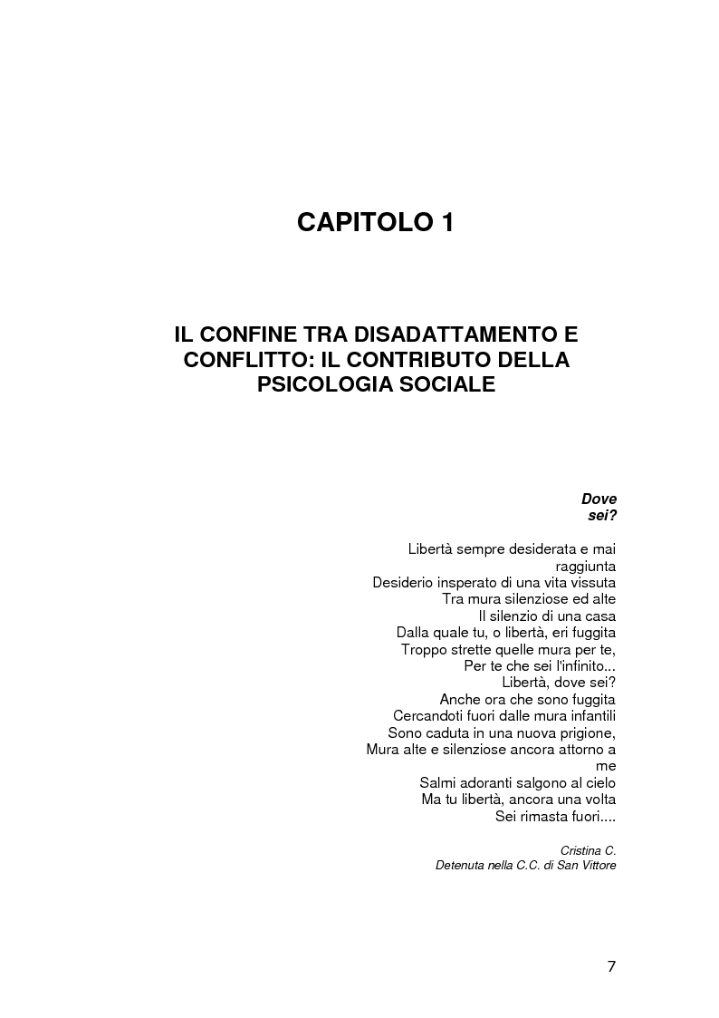 Anteprima della tesi: L'educazione in carcere: realtà o utopia?, Pagina 3