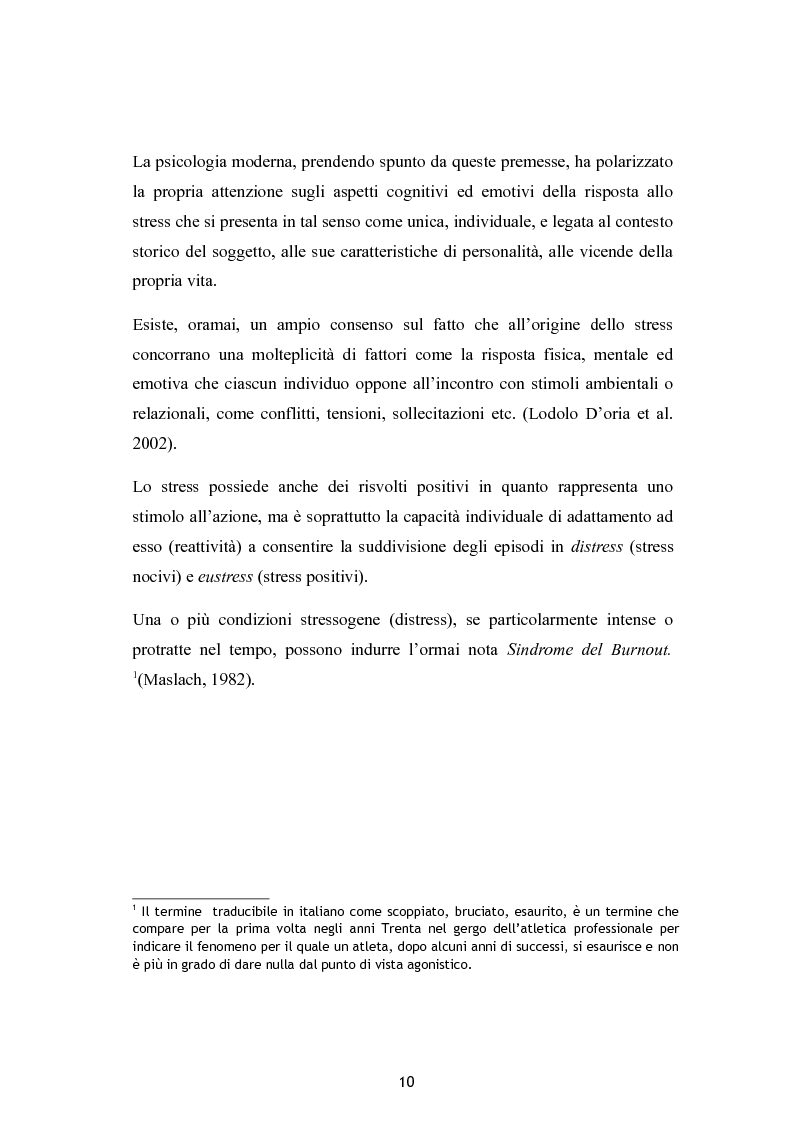 Anteprima della tesi: Burnout e coping in un campione di insegnanti, Pagina 4