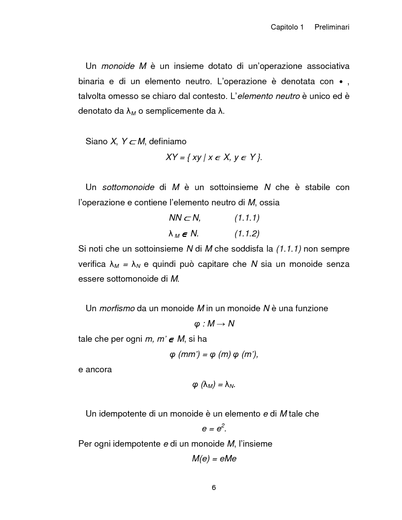 Anteprima della tesi: Progetto, analisi e implementazione in Java di un algoritmo efficiente per decidere l'univoca decifrabilità di linguaggi regolari, Pagina 6