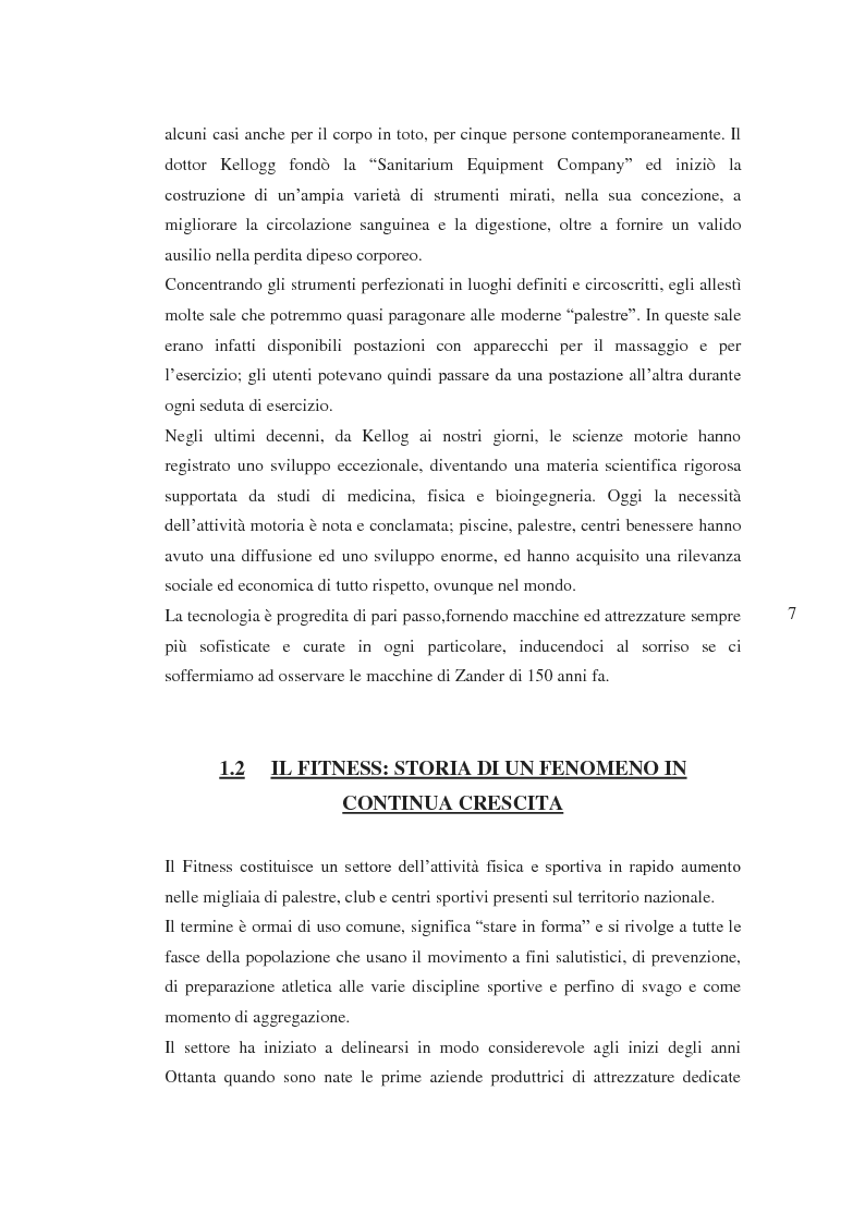 Anteprima della tesi: Il prodotto fitness e analisi critica della multinazionale del benessere leader mondiale: il caso Fitness First Italia S.p.A., Pagina 5
