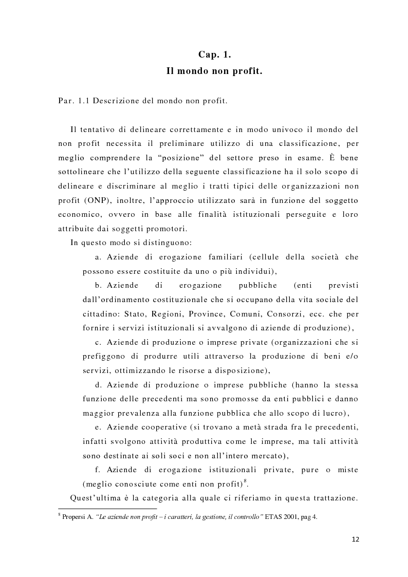 Anteprima della tesi: L'analisi del potere nelle organizzazioni non profit, Pagina 10