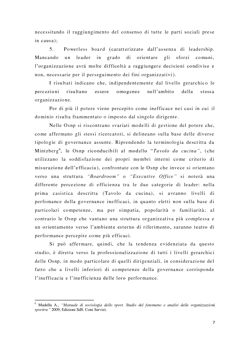 Anteprima della tesi: L'analisi del potere nelle organizzazioni non profit, Pagina 5