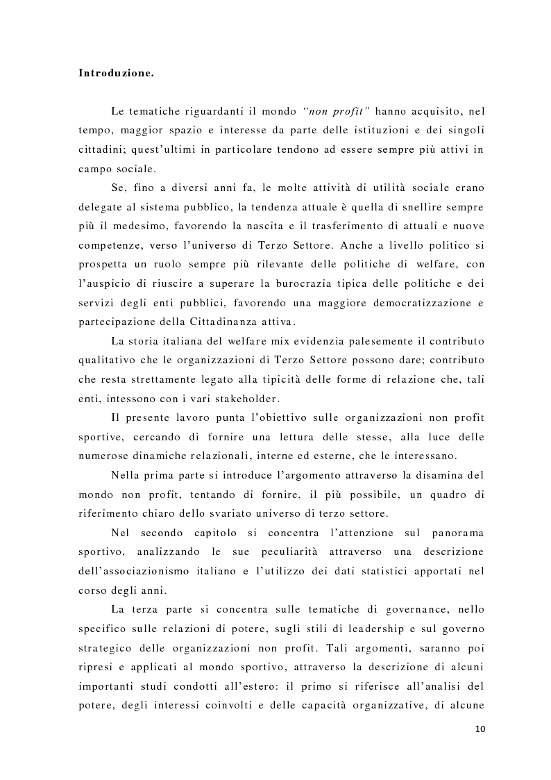 Anteprima della tesi: L'analisi del potere nelle organizzazioni non profit, Pagina 8