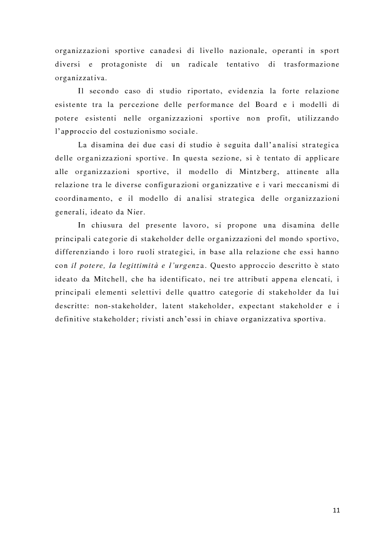 Anteprima della tesi: L'analisi del potere nelle organizzazioni non profit, Pagina 9
