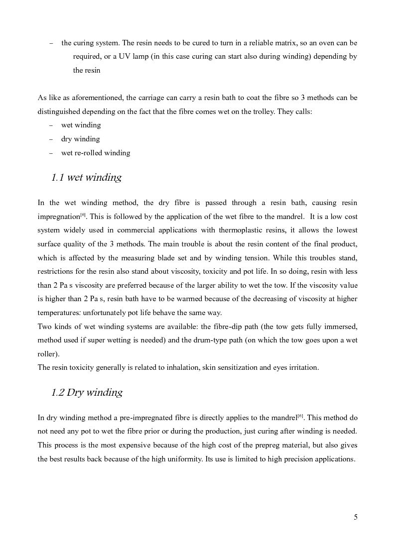Anteprima della tesi: Design of a prototype device for filament winding of pressure vessels, Pagina 4