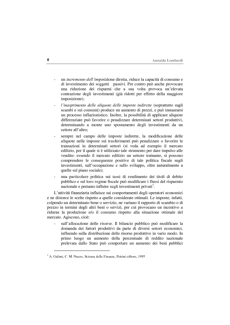Anteprima della tesi: Gli effetti economici delle imposte sul settore assicurativo, Pagina 3