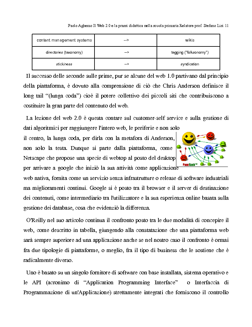 Anteprima della tesi: Il web 2.0 e la prassi didattica nella scuola primaria, Pagina 6