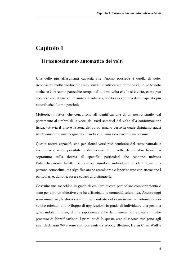 Anteprima della tesi: Un prototipo per il sistema NOMANFACE (NOn-negative MAtrix factorizatioN for FACE recognition), Pagina 3