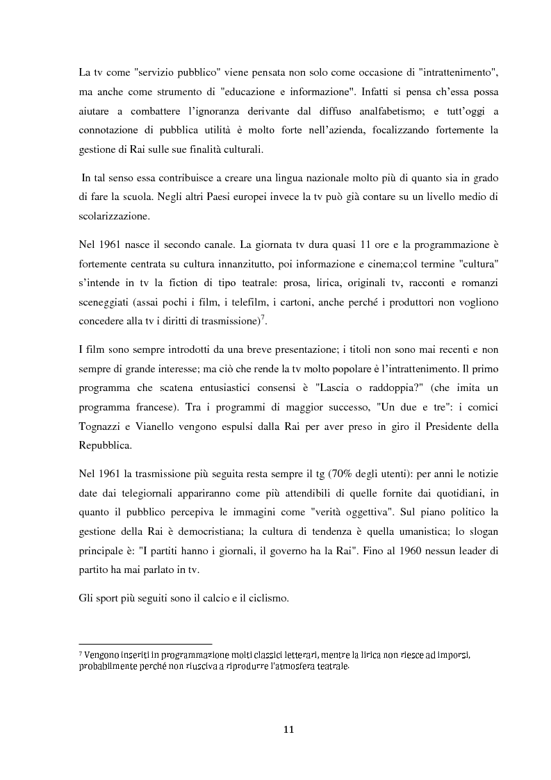 Anteprima della tesi: Sinergie e strategie di riposizionamento dei grandi player tv italiani, Pagina 8