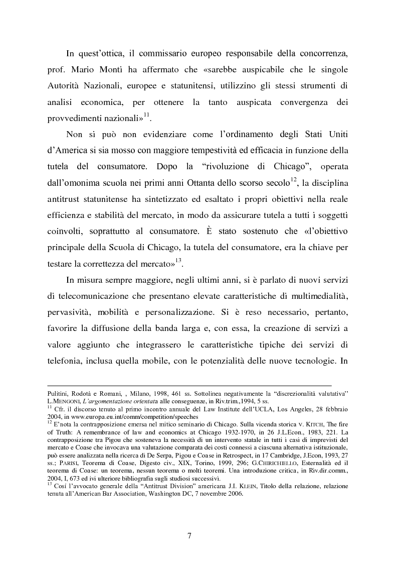 Anteprima della tesi: Innovazione e concorrenza nei mercati delle telecomunicazioni. La separazione delle reti Telecom., Pagina 4