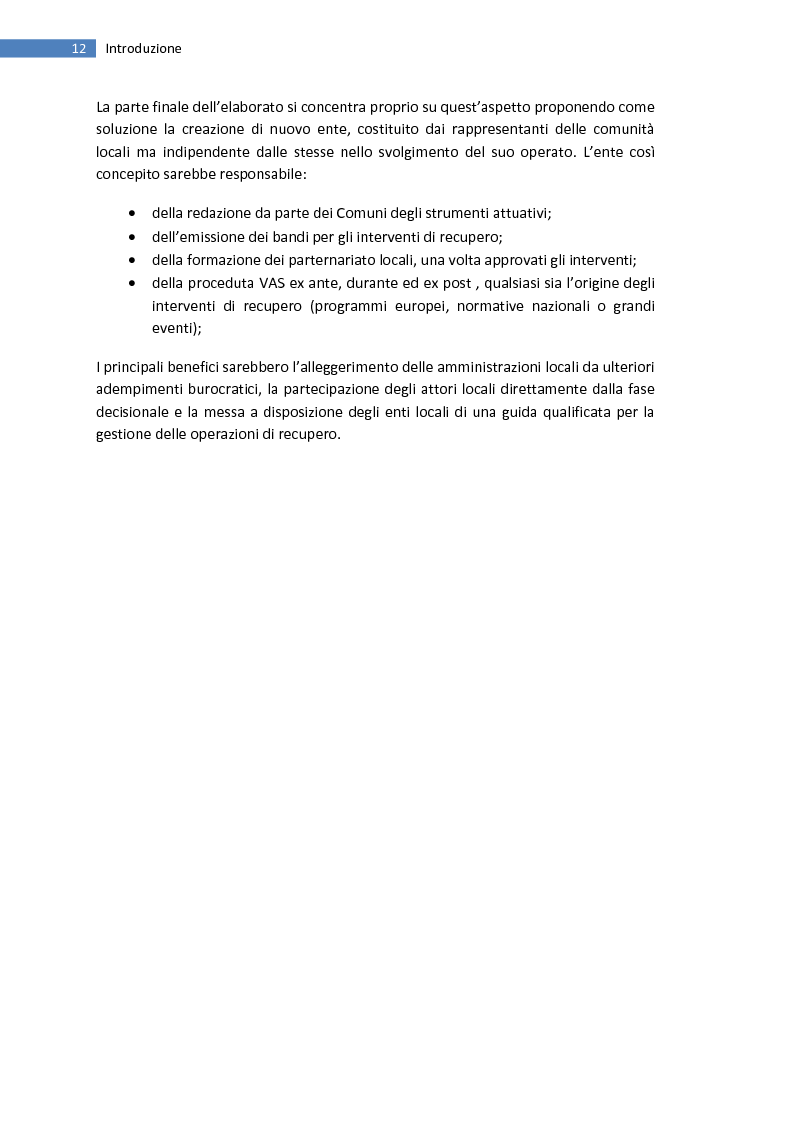 Anteprima della tesi: La trasformazione della città mediterranea. Aspetti innovativi del recupero., Pagina 4