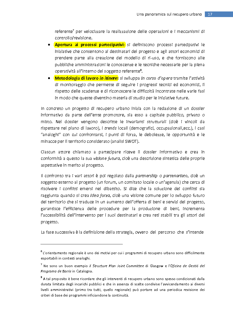 Anteprima della tesi: La trasformazione della città mediterranea. Aspetti innovativi del recupero., Pagina 9