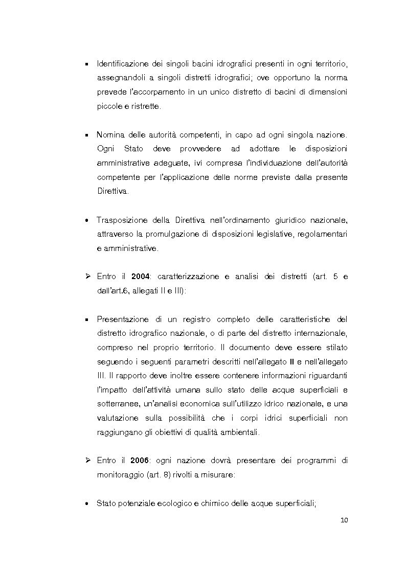 Anteprima della tesi: La Direttiva Quadro 2000/60 Ce e il Bacino scolante nella Laguna di Venezia: un approccio all'analisi costi - efficacia, Pagina 5