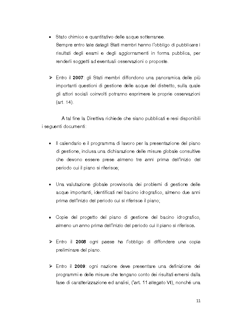 Anteprima della tesi: La Direttiva Quadro 2000/60 Ce e il Bacino scolante nella Laguna di Venezia: un approccio all'analisi costi - efficacia, Pagina 6