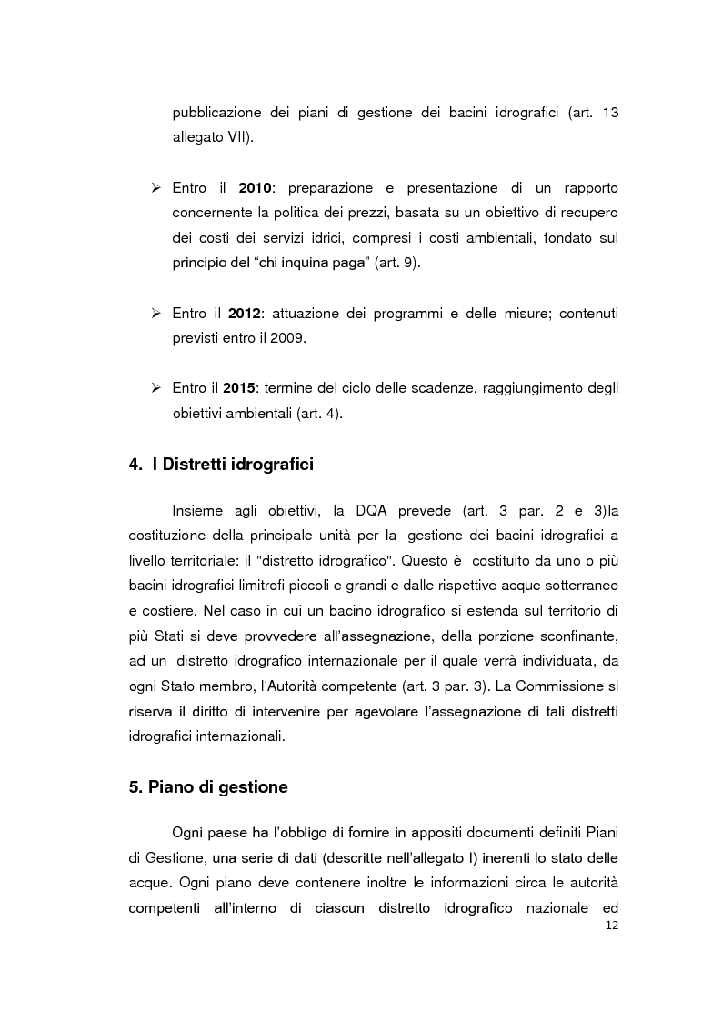 Anteprima della tesi: La Direttiva Quadro 2000/60 Ce e il Bacino scolante nella Laguna di Venezia: un approccio all'analisi costi - efficacia, Pagina 7