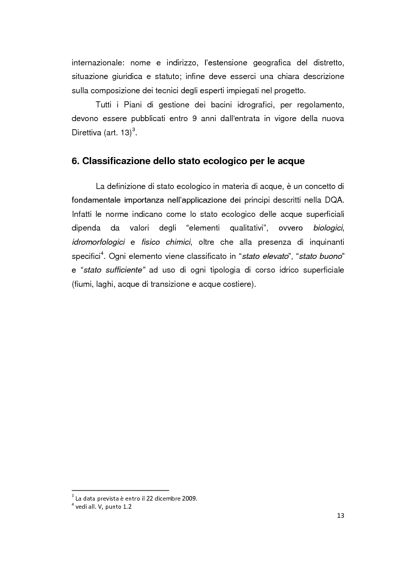 Anteprima della tesi: La Direttiva Quadro 2000/60 Ce e il Bacino scolante nella Laguna di Venezia: un approccio all'analisi costi - efficacia, Pagina 8