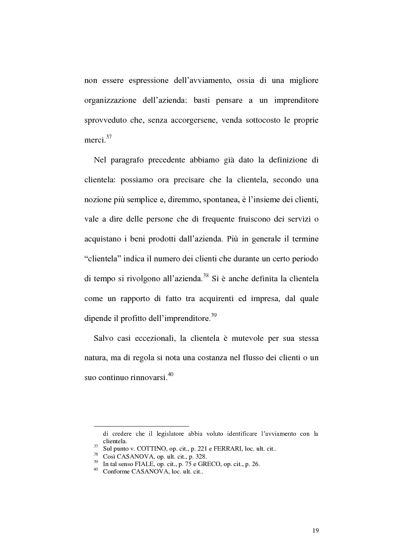 Anteprima della tesi: Circolazione dell'azienda e divieto di concorrenza nella giurisprudenza, Pagina 15