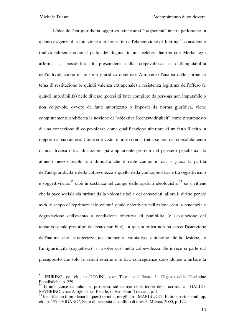 Anteprima della tesi: L'adempimento del dovere tra natura giuridica e profili internazionalistici, Pagina 10