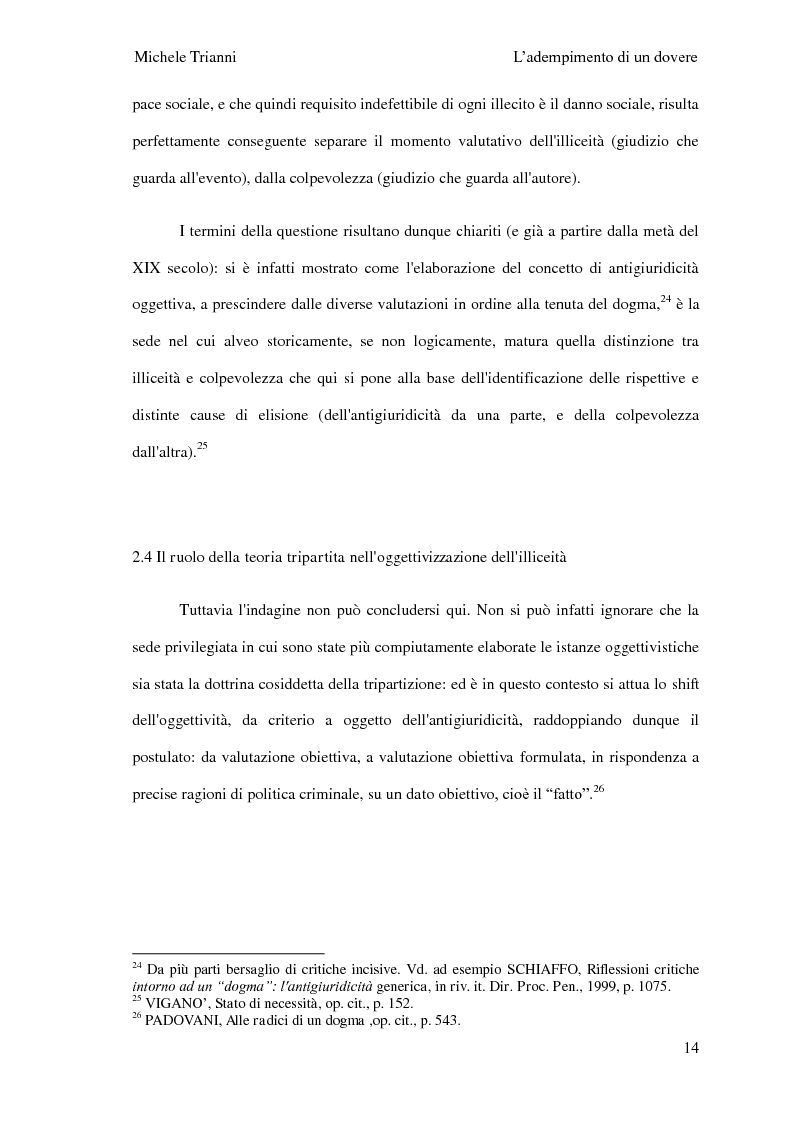 Anteprima della tesi: L'adempimento del dovere tra natura giuridica e profili internazionalistici, Pagina 11