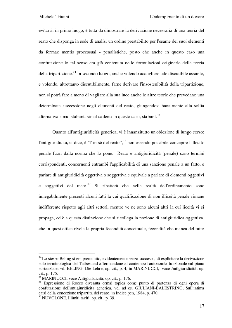Anteprima della tesi: L'adempimento del dovere tra natura giuridica e profili internazionalistici, Pagina 14