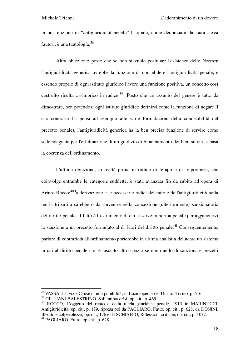 Anteprima della tesi: L'adempimento del dovere tra natura giuridica e profili internazionalistici, Pagina 15
