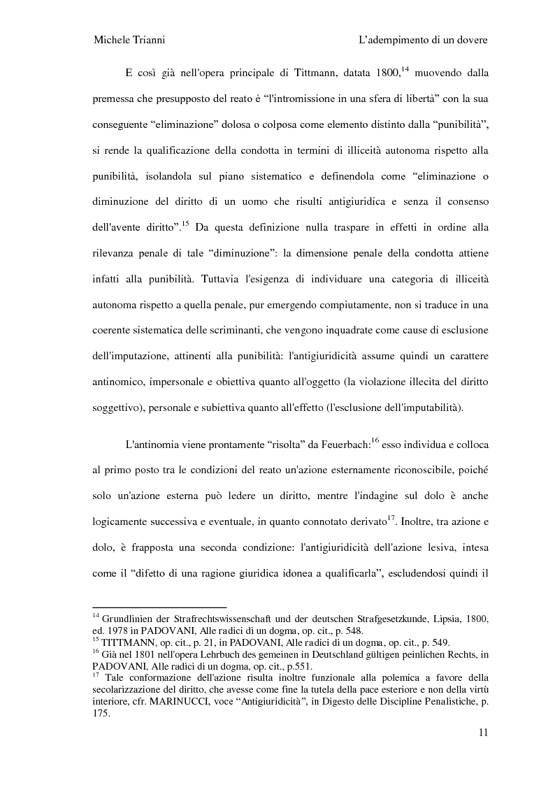Anteprima della tesi: L'adempimento del dovere tra natura giuridica e profili internazionalistici, Pagina 8