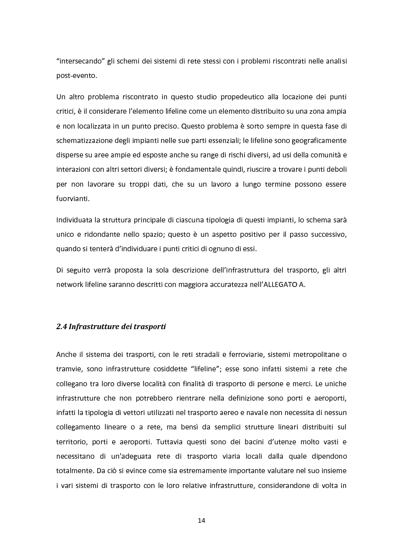 Anteprima della tesi: Analisi dei guasti applicata alla vulnerabilità sismica delle infrastrutture viarie, Pagina 10