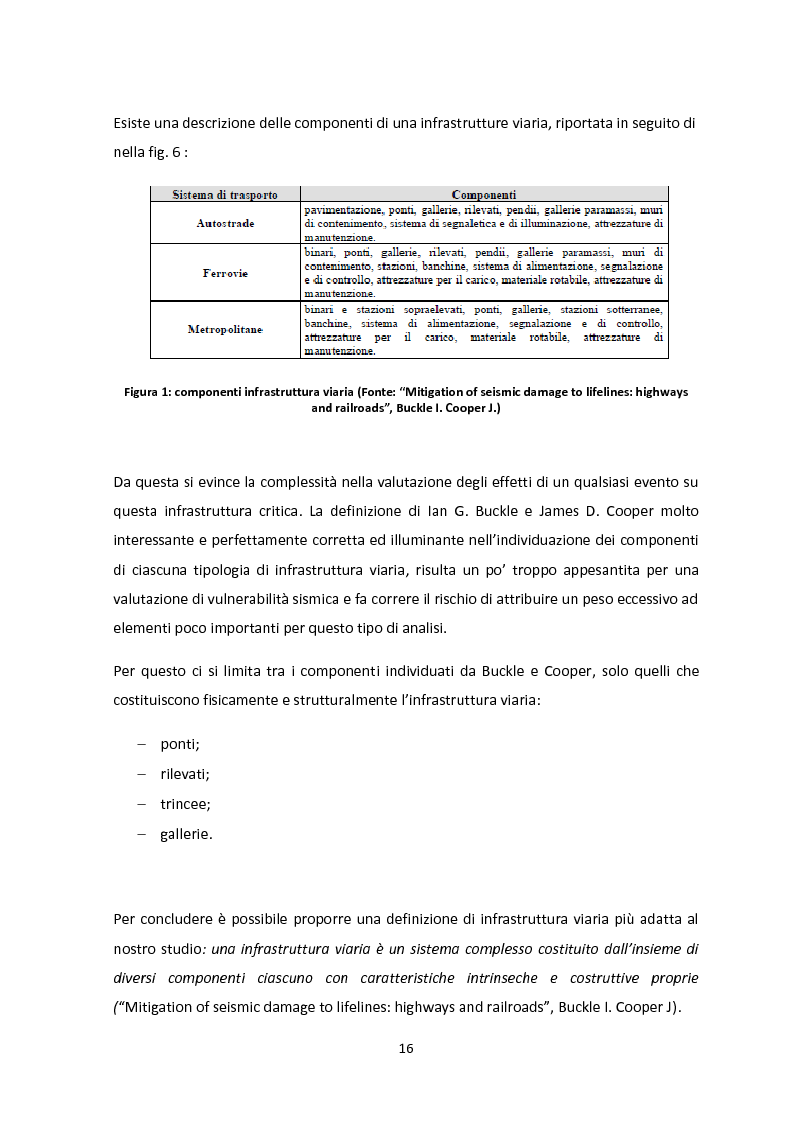 Anteprima della tesi: Analisi dei guasti applicata alla vulnerabilità sismica delle infrastrutture viarie, Pagina 12