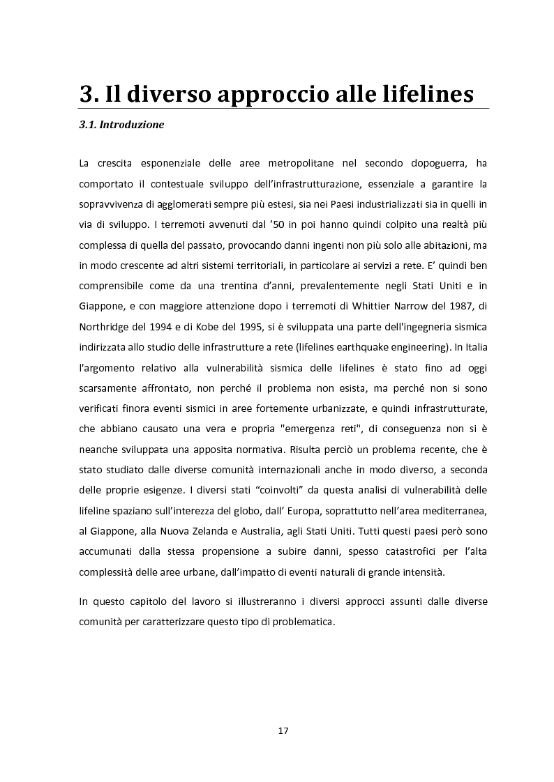 Anteprima della tesi: Analisi dei guasti applicata alla vulnerabilità sismica delle infrastrutture viarie, Pagina 13