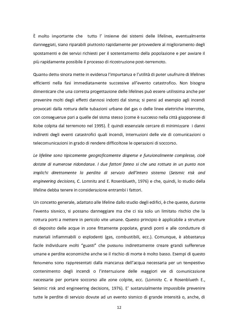 Anteprima della tesi: Analisi dei guasti applicata alla vulnerabilità sismica delle infrastrutture viarie, Pagina 8