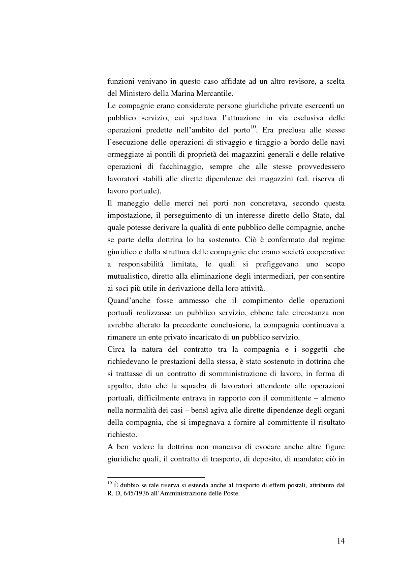 Anteprima della tesi: Il ruolo dell'impresa terminalista nell'ambito delle realtà portuali nazionali, Pagina 11