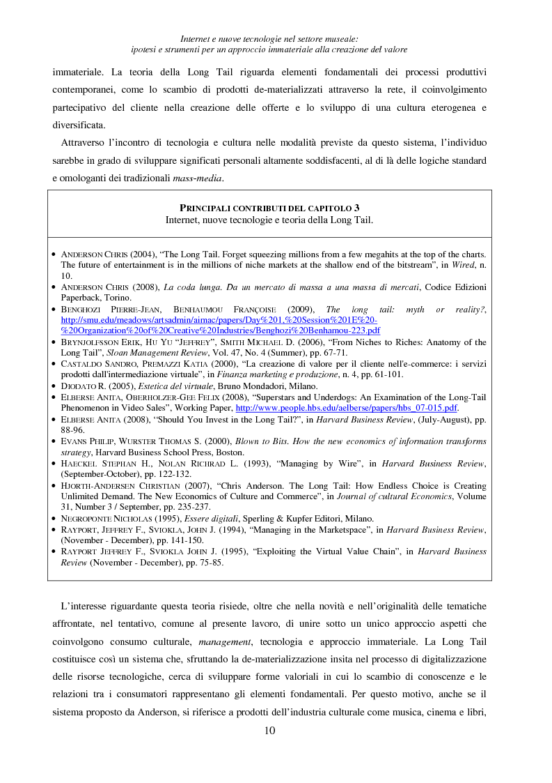 Anteprima della tesi: Internet e nuove tecnologie nel settore museale: ipotesi e strumenti per un approccio immateriale alla creazione del valore, Pagina 6