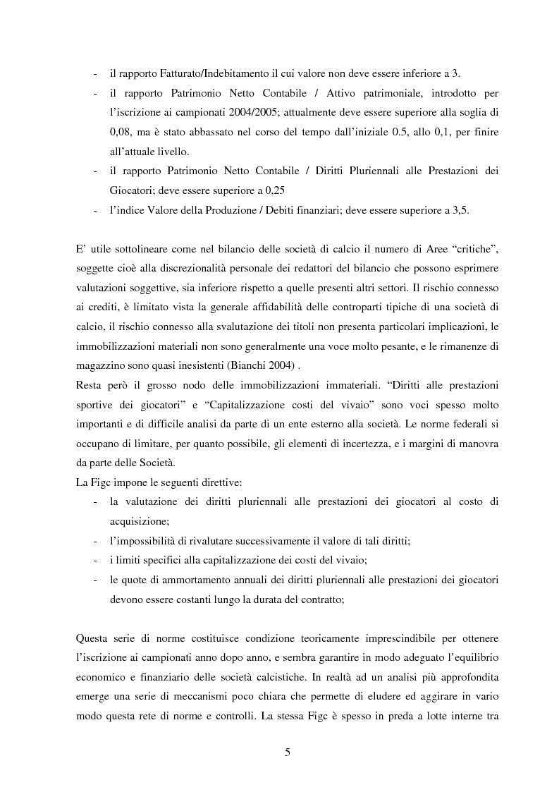 Anteprima della tesi: Il bilancio del pallone: frodi e contabilità creativa nel bilancio delle società di calcio, Pagina 3