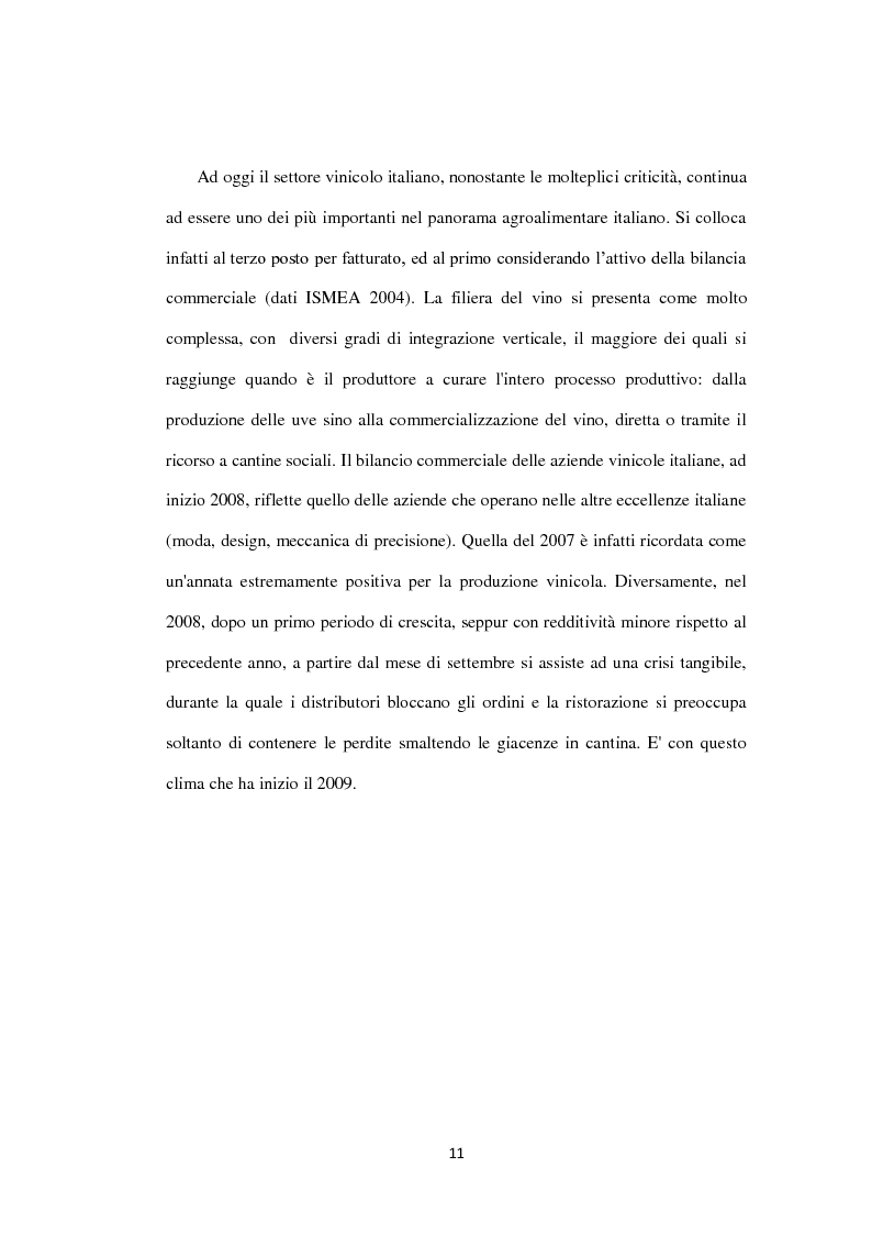 Anteprima della tesi: La filiera vitivinicola campana, Pagina 3