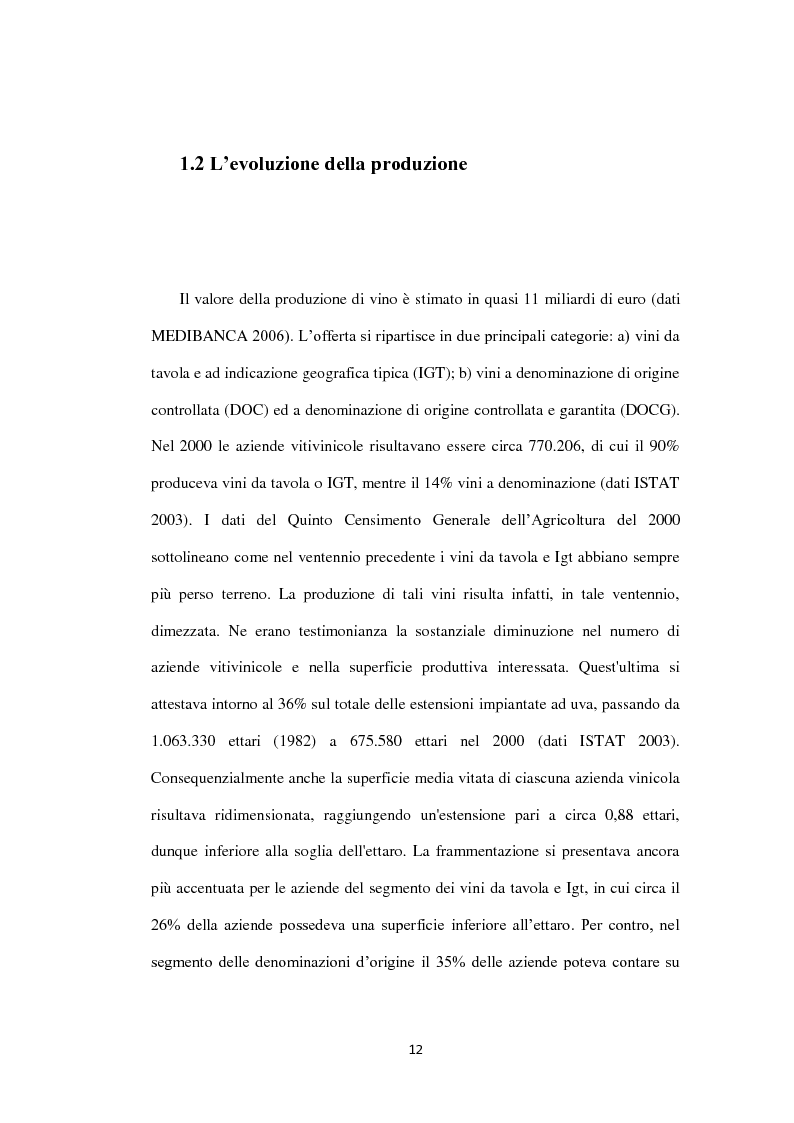 Anteprima della tesi: La filiera vitivinicola campana, Pagina 4
