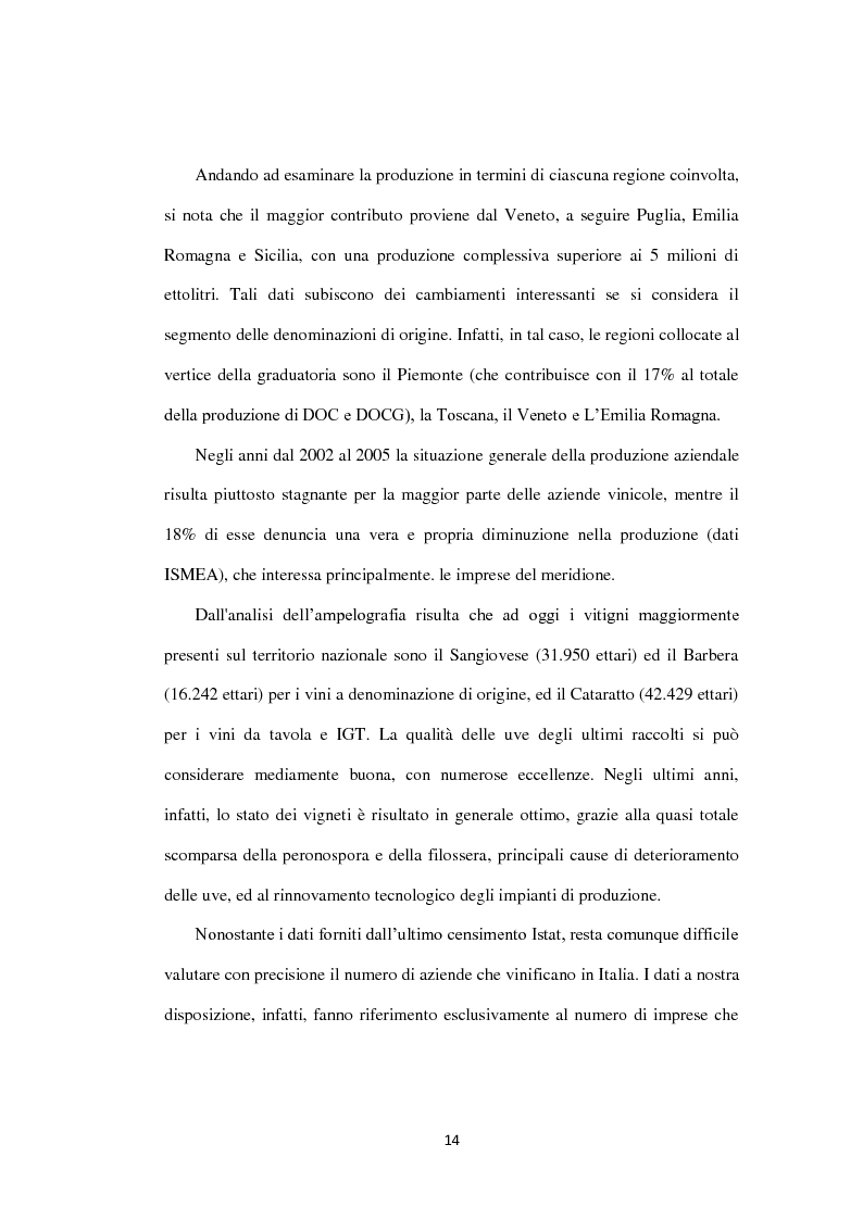 Anteprima della tesi: La filiera vitivinicola campana, Pagina 6
