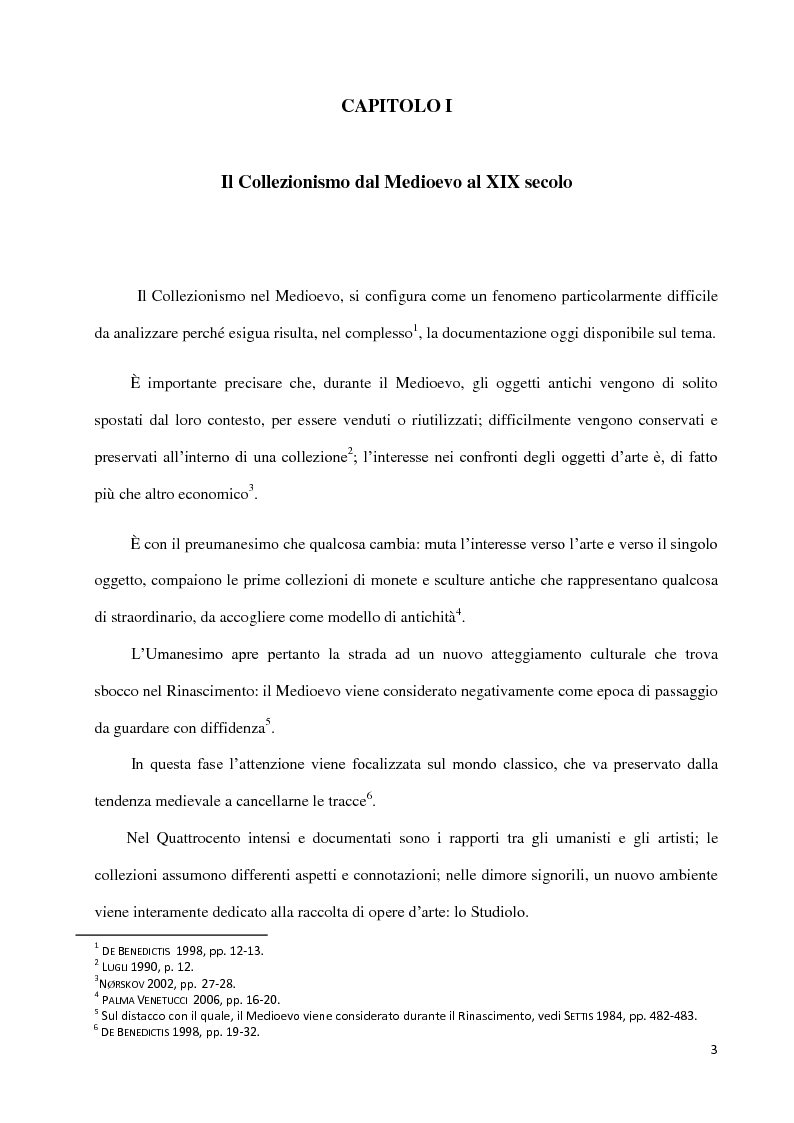 Anteprima della tesi: Dal collezionismo ai ''Tesori Restituiti'', Pagina 3