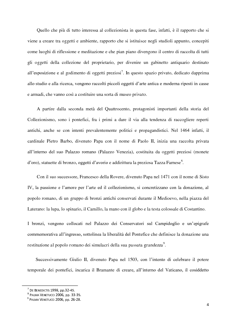 Anteprima della tesi: Dal collezionismo ai ''Tesori Restituiti'', Pagina 4