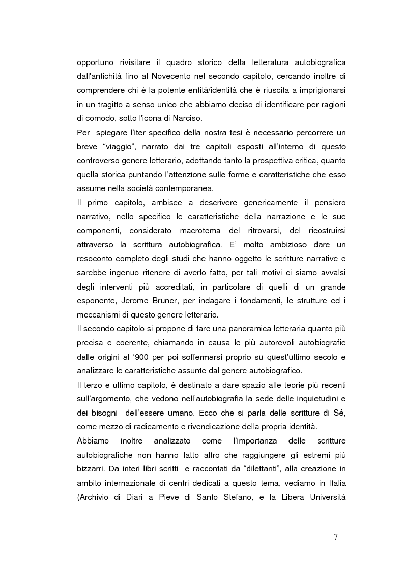 Anteprima della tesi: Autobiografia come progetto identitario, Pagina 4
