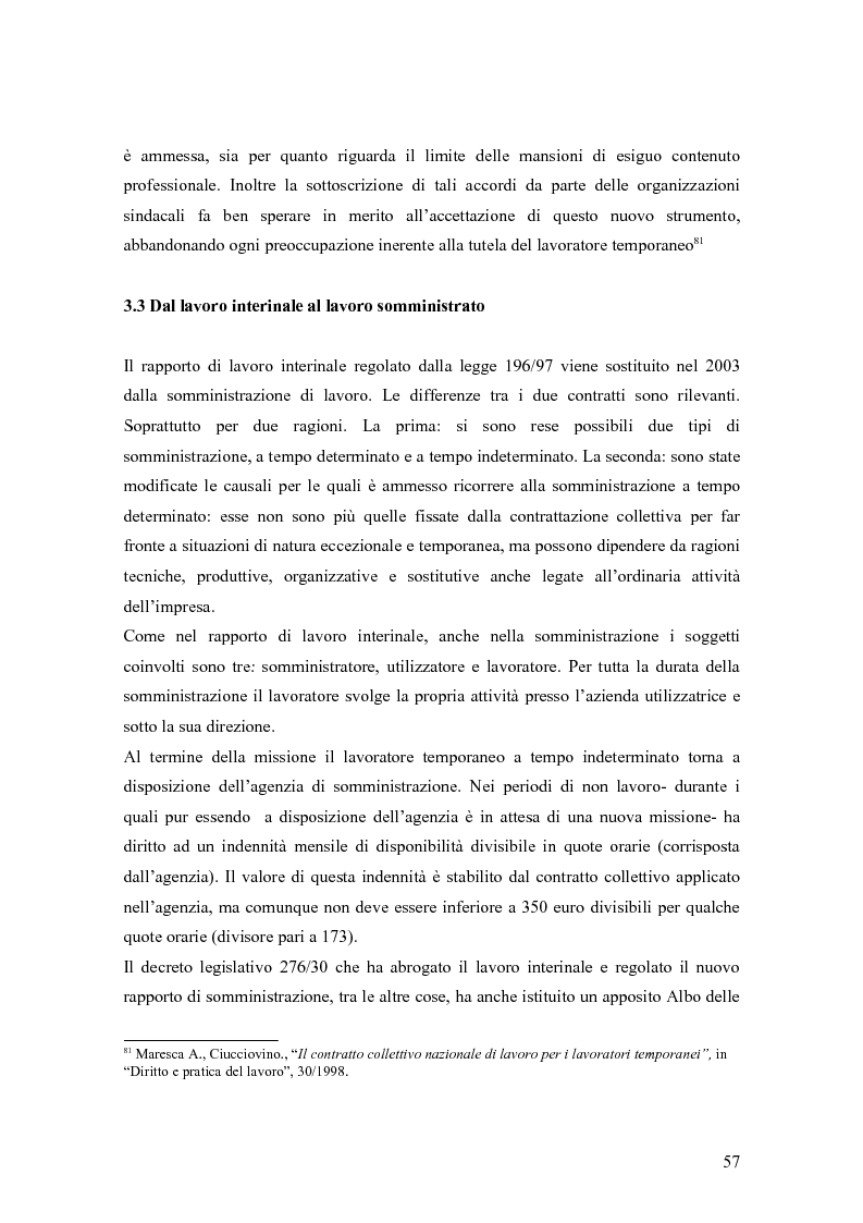 Anteprima della tesi: Quando il lavoro è ''somministrato''. Analisi etnografica presso l'Alai-Cisl di Trento. , Pagina 11