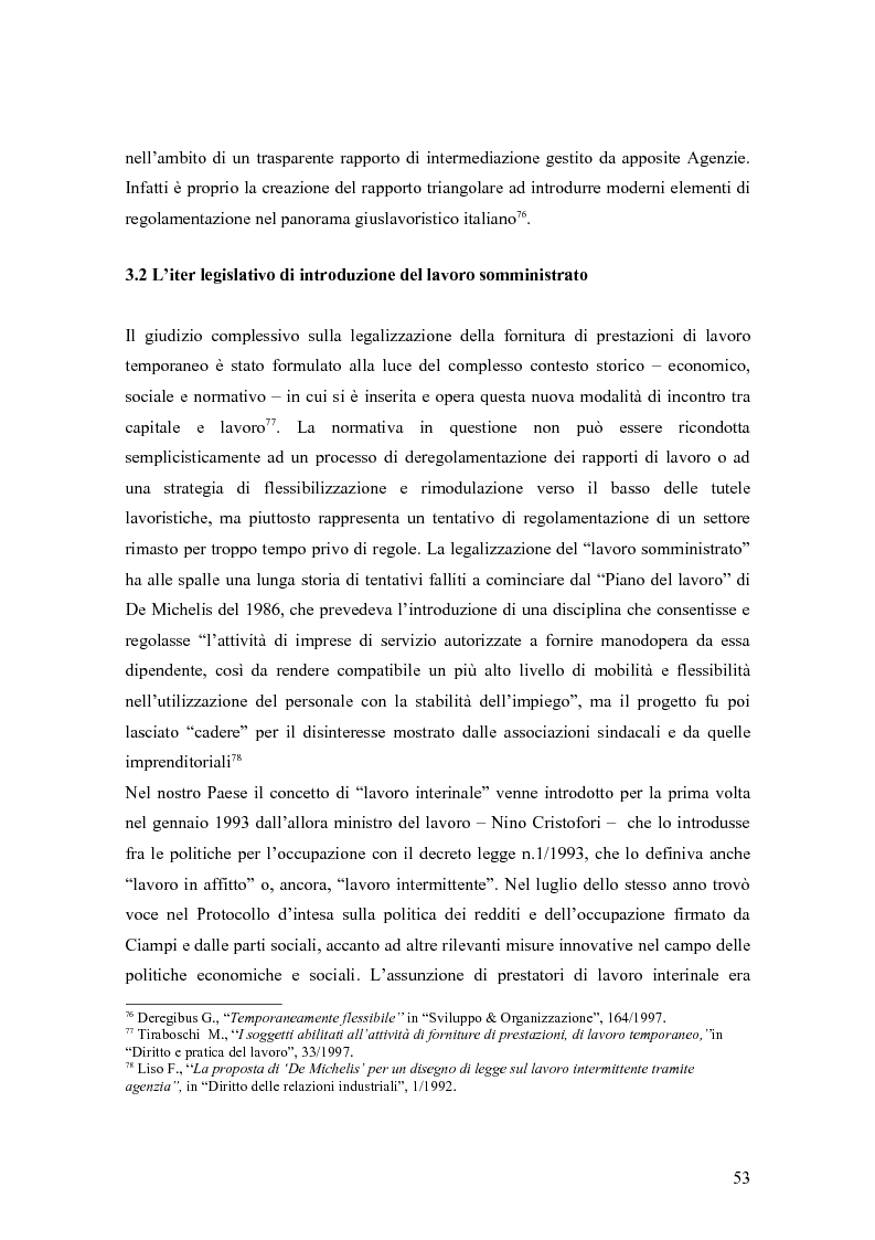 Anteprima della tesi: Quando il lavoro è ''somministrato''. Analisi etnografica presso l'Alai-Cisl di Trento. , Pagina 7