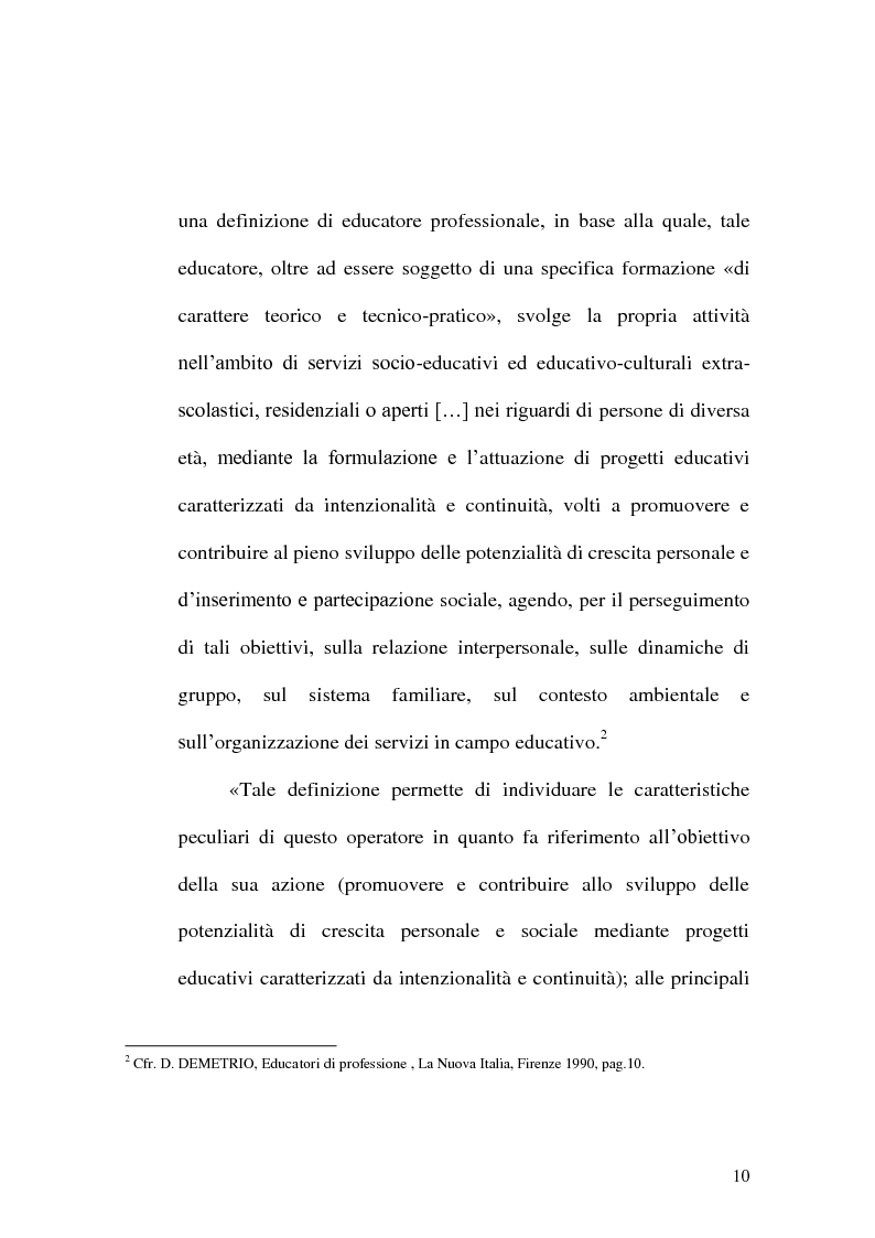 Anteprima della tesi: Incontrare l'Altro nelle professioni educative, Pagina 2