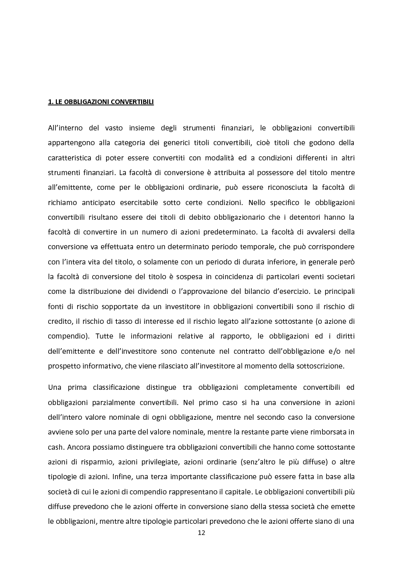 Anteprima della tesi: Le strategie convertible arbitrage attraverso la crisi, Pagina 6