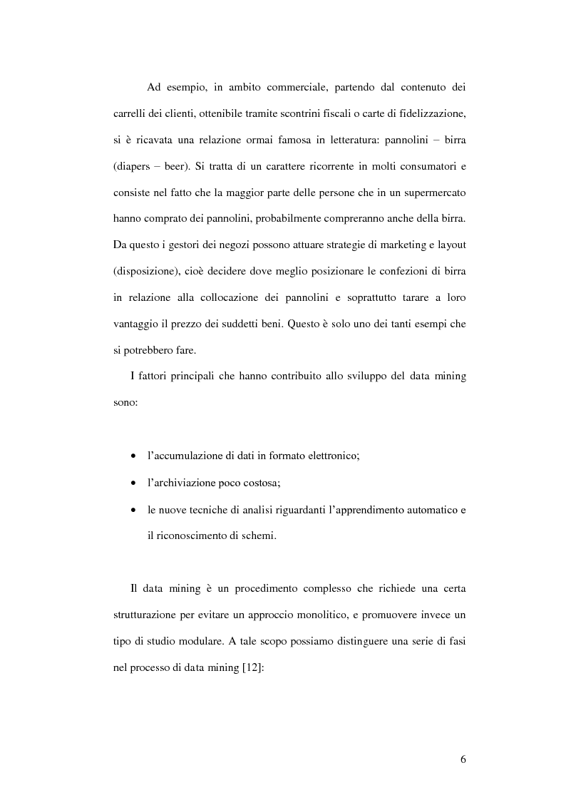 Anteprima della tesi: Un ambiente Java per l'analisi di algoritmi di clustering, Pagina 2